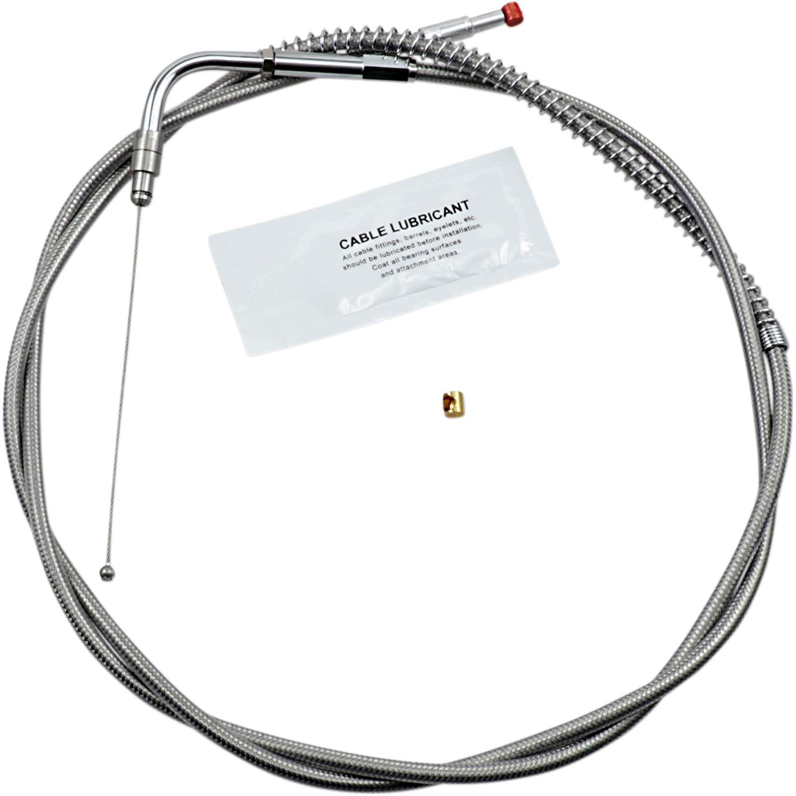 Barnett Performance Extended 12" Stainless Steel Throttle Cable [MPN: 102-30-30020-12]_348017