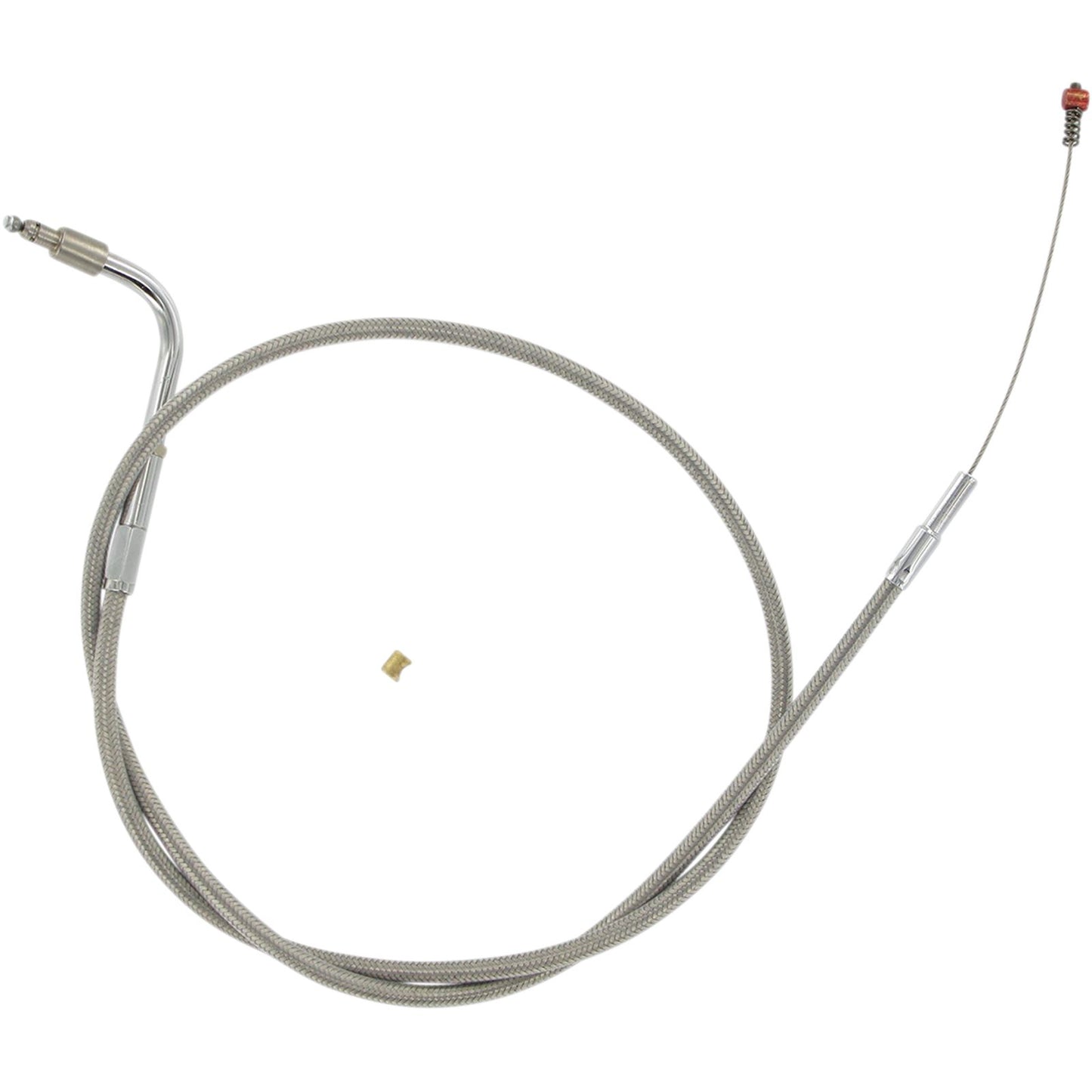 Barnett Performance Extended 3" Stainless Steel Idle Cable for '01 - '10 FXST/I [MPN: 102-30-40012-03]_348818