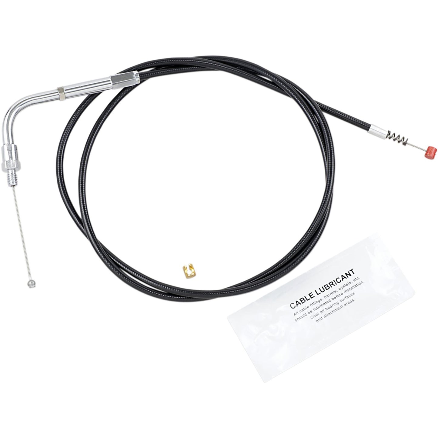 Barnett Performance Extended 6" Black Idle Cable for '83 - '89 FXLR/FXR [MPN: 101-30-40011-06]_348903