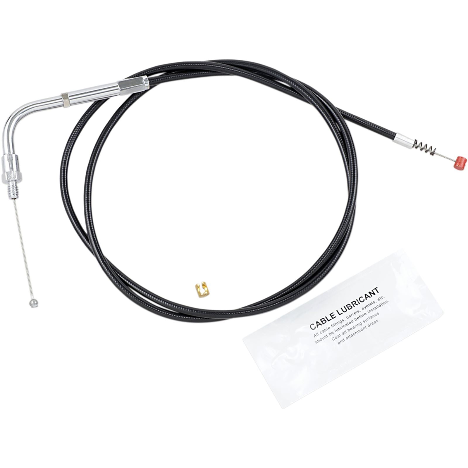Barnett Performance Extended 6" Black Idle Cable for '83 - '89 FXLR/FXR [MPN: 101-30-40011-06]_348903
