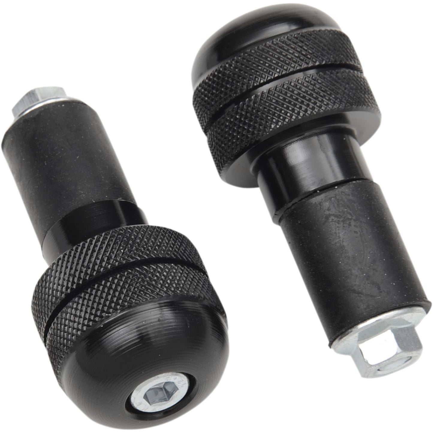 K&S Black Anti-Vibrating Bar End 15-6005_404343