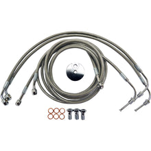 LA Choppers Brake Lines - 12" - 14" Ape Hanger Handlebars - Stainless Steel [MPN: LA-8050B13]_416494