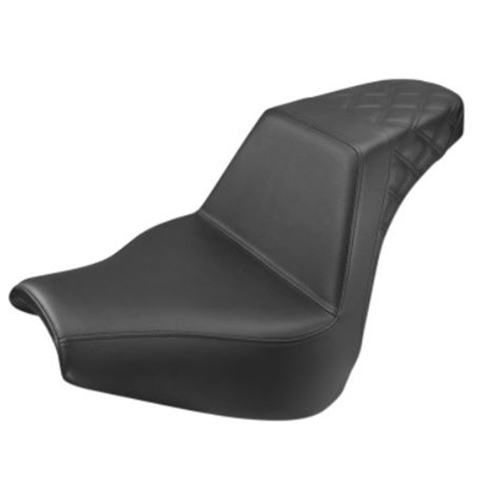 Saddlemen Step Up Seat - Passenger Lattice Stitched - Black 818-31-173_639808