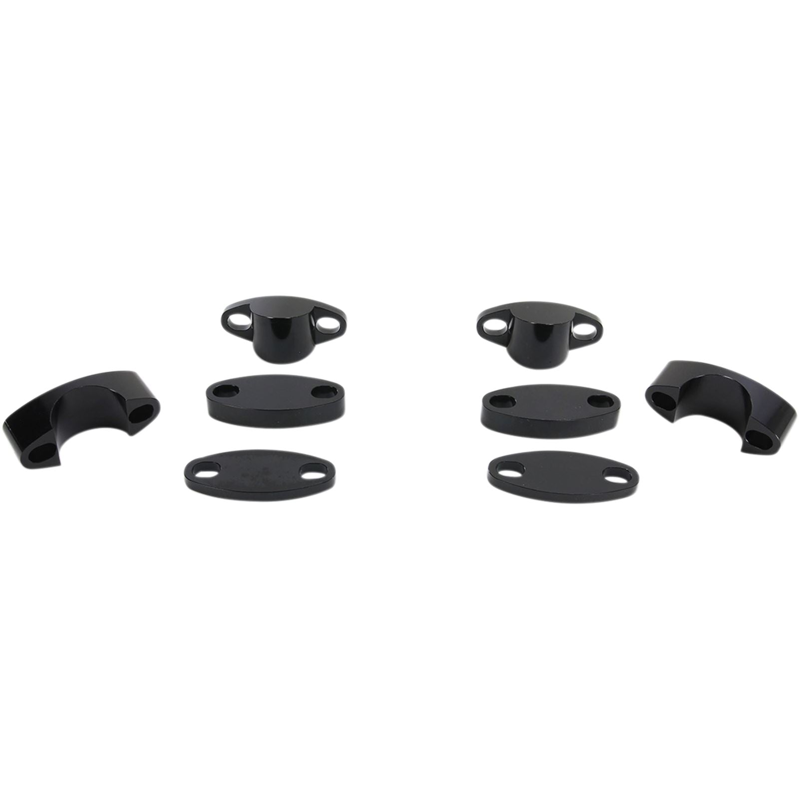 Emgo Black 1-1/8" Handlebar Riser Kit 23-09381_380988
