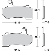 SBS Sintered Brake Pads for Harley-Davidson [MPN: 830H.HS]_471148