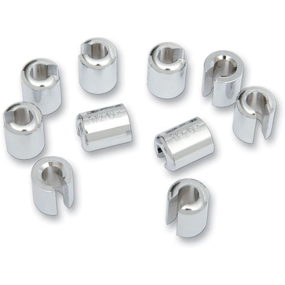 K&L Spoked Wheel Weights Chrome 1/2 oz - 10/Pack 32-7092_403572