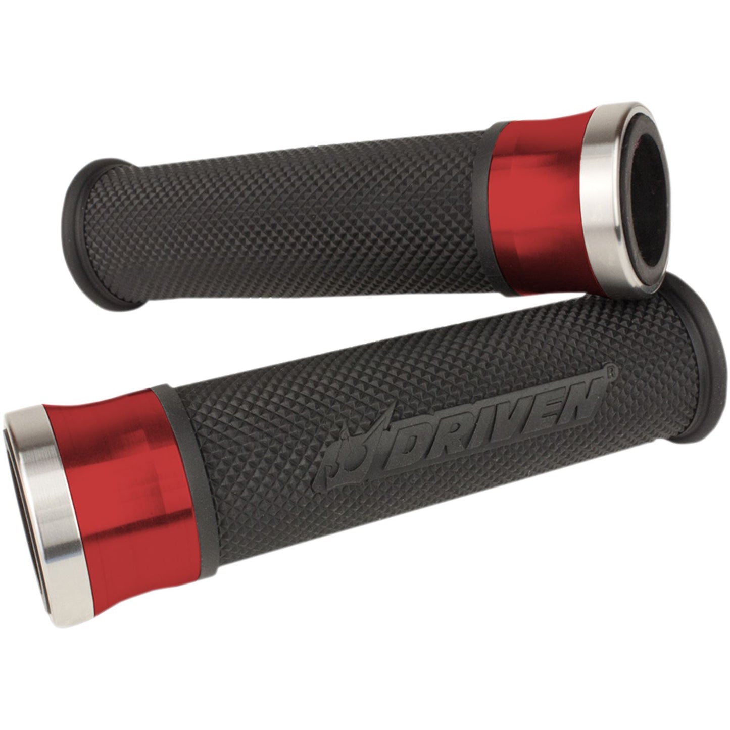 Driven Red/Black Halo Grips DHS-RD_374326