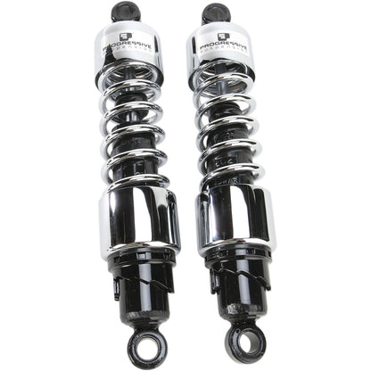 Progressive Suspension Shocks - 412 Cruiser Series - Chrome - 13" - Standard 412-4218C_459185