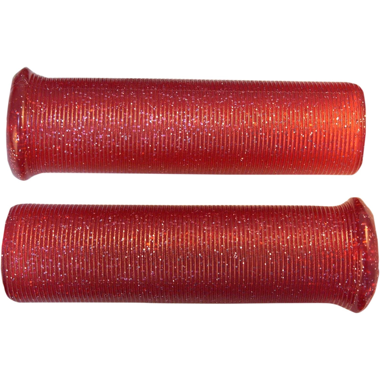 Emgo Red 1" Retro Metal Grips 42-21114_381009