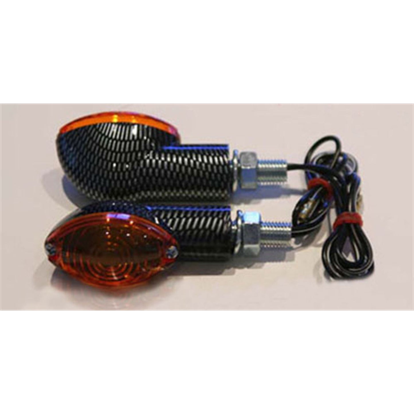 K&S Ultra Mini Marker Lights - Carbon/Amber 25-8360_597741