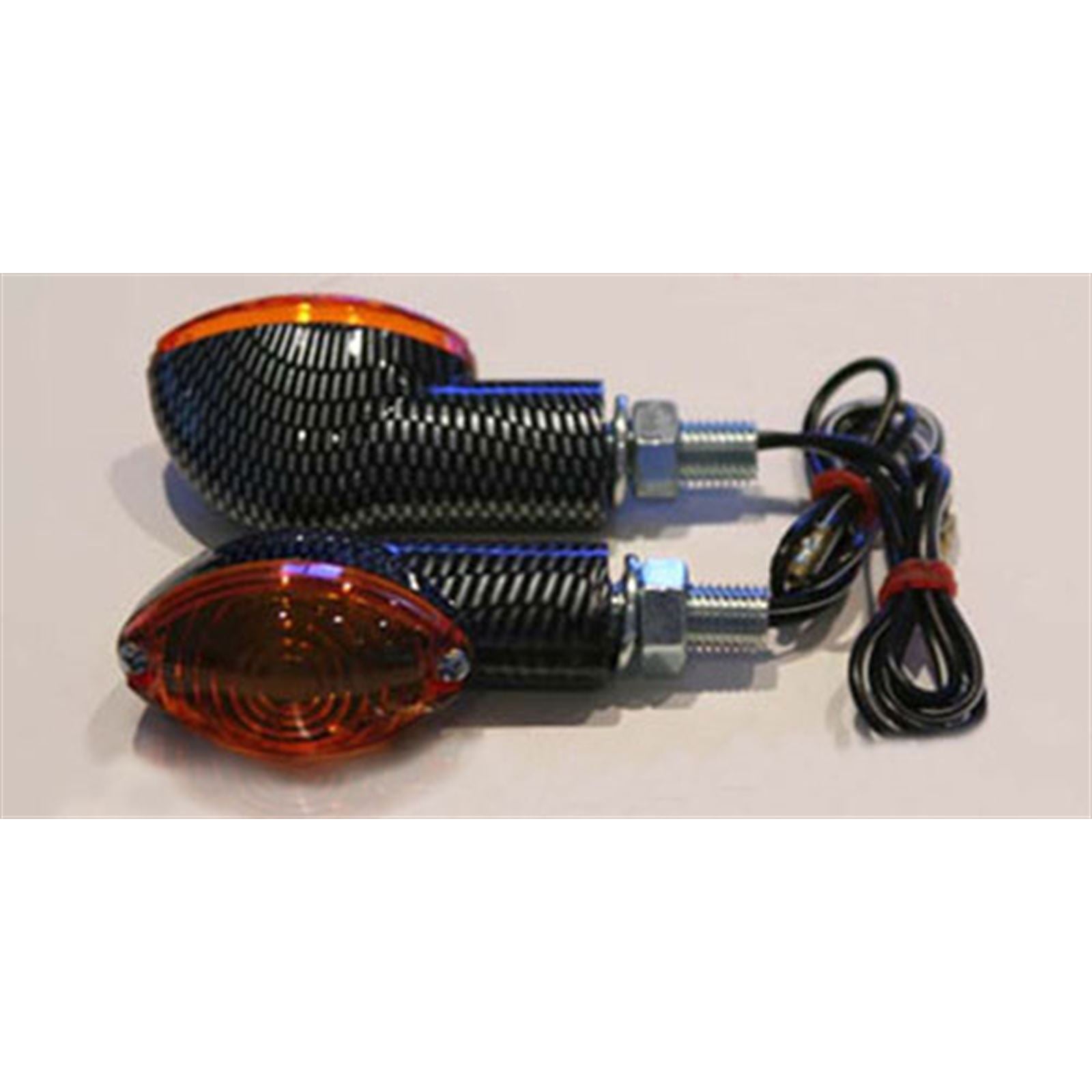 K&S Ultra Mini Marker Lights - Carbon/Amber 25-8360_597741