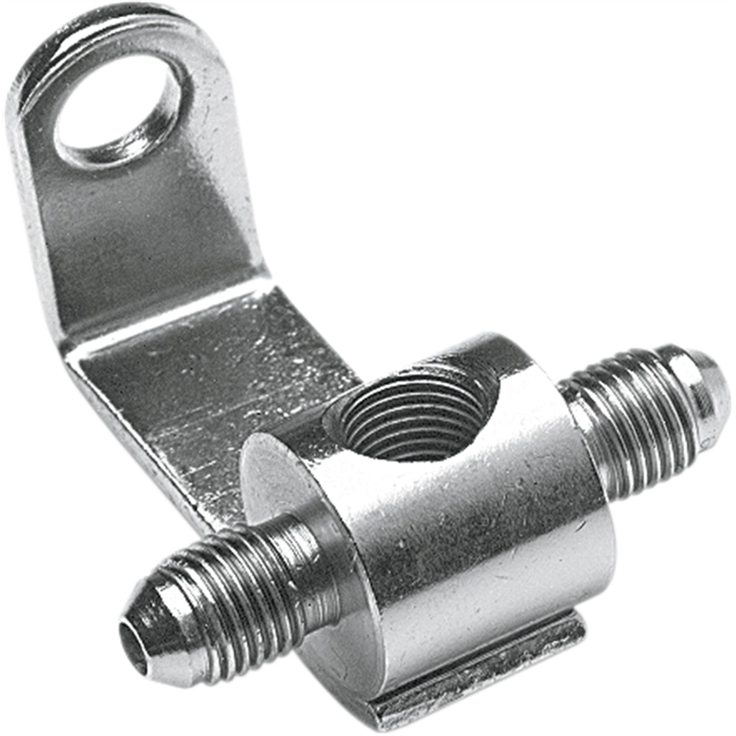 Goodridge Universal Rear Brake Tee with Mount - Chrome [MPN: PMCHD-016]_392067