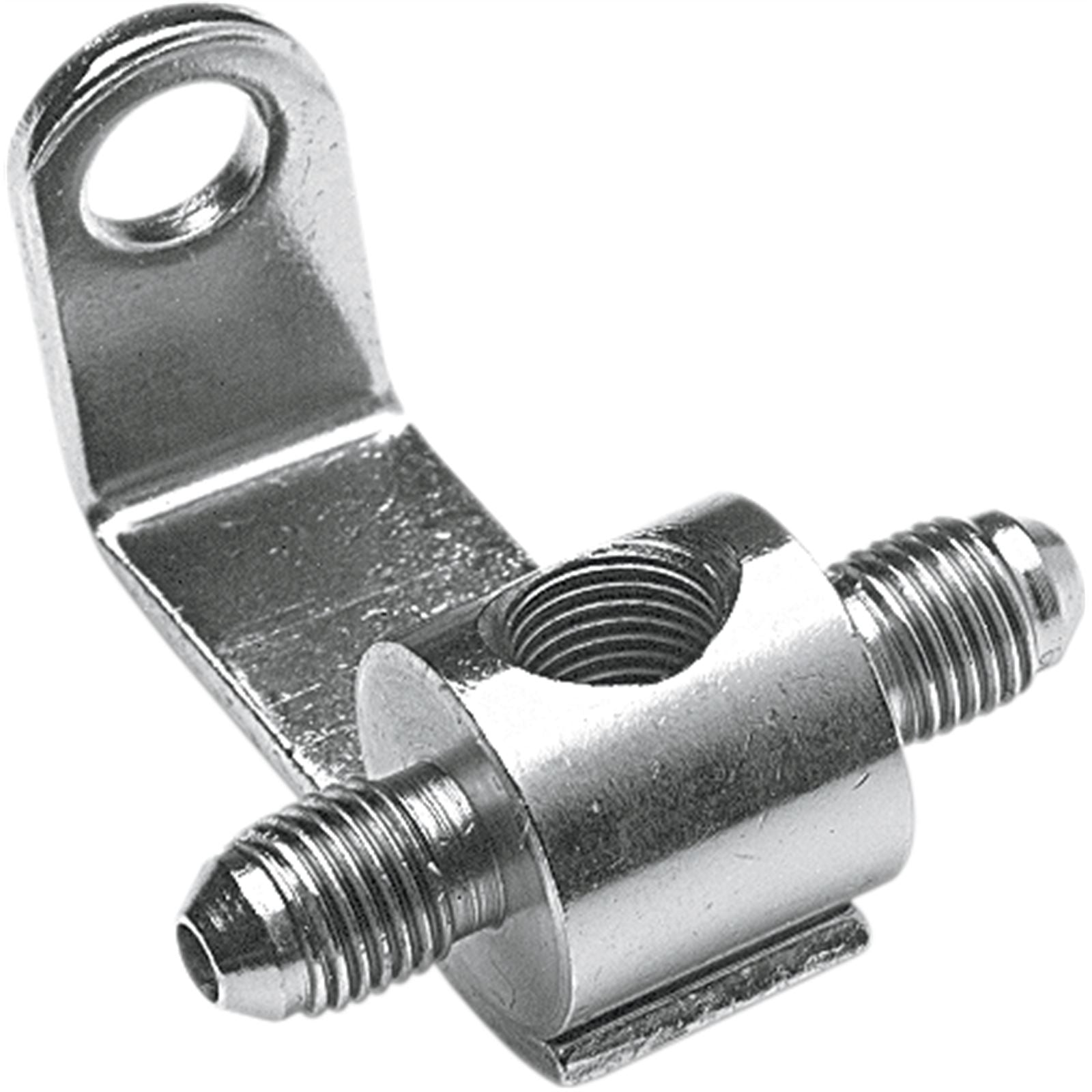 Goodridge Universal Rear Brake Tee with Mount - Chrome [MPN: PMCHD-016]_392067