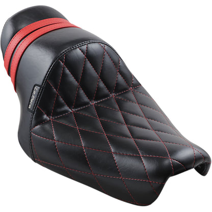 Le Pera Spoiler Seat - Diamond - Red LK-416DM_417716