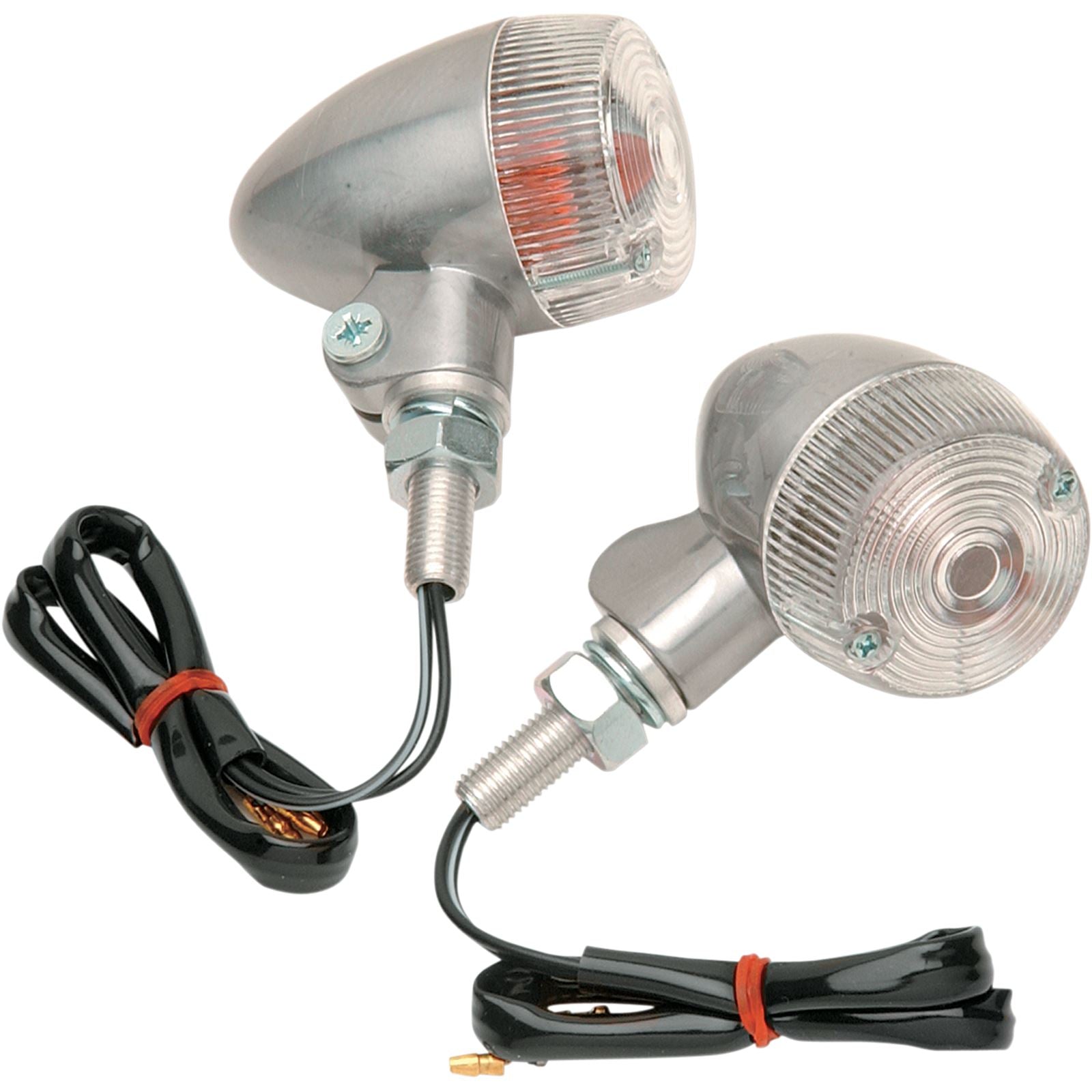 K&S Marker Light - Single Filament - Aluminum/Clear - Style 2 25-8331_405058