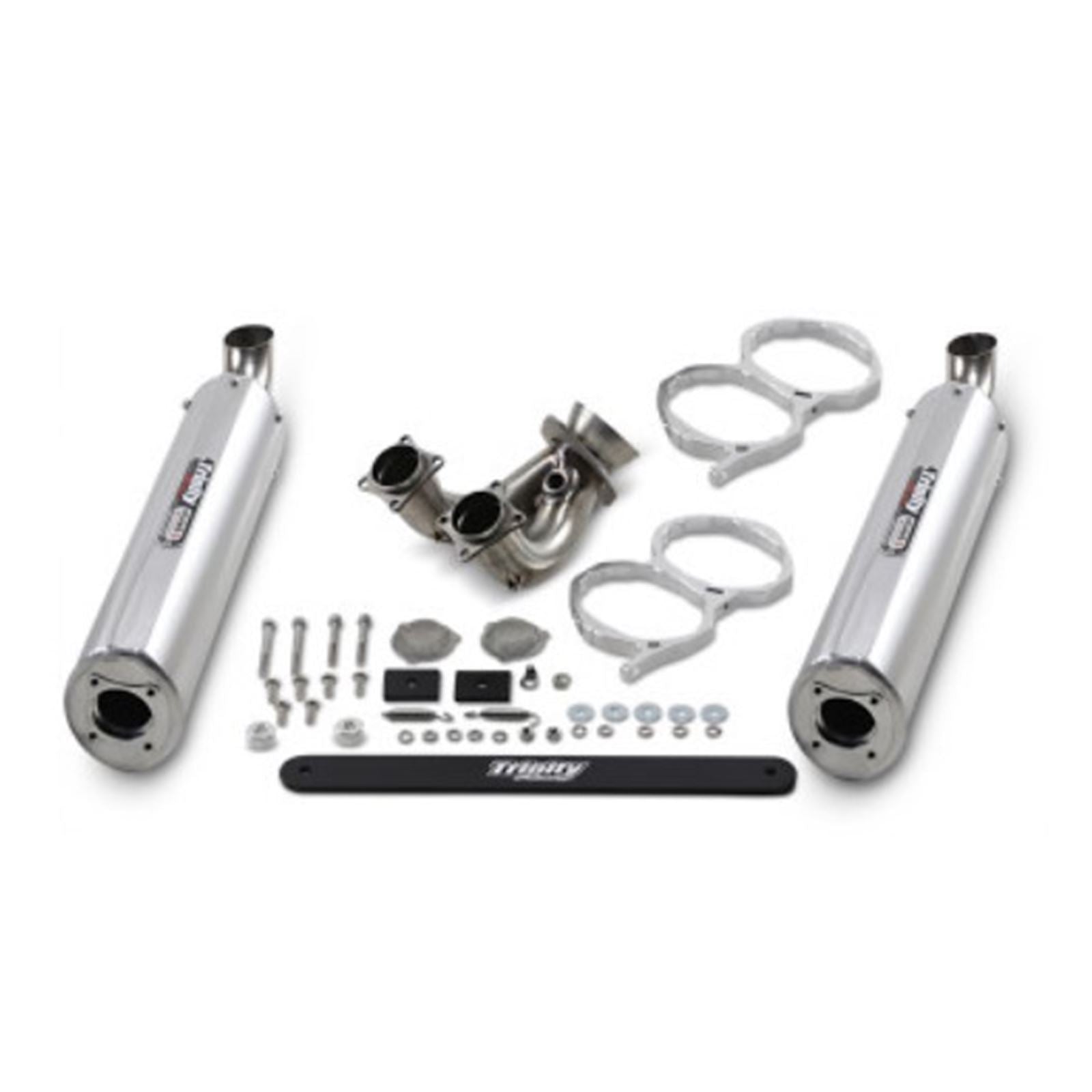 Trinity Racing Exhaust - Brushed Aluminum [MPN: TR-4118S]_726830