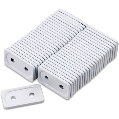 Woodys Support Plates - White - Double - 48/Pack ADG-3815-48_497382