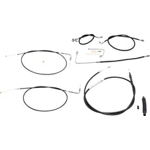 LA Choppers Vinyl Braided Cable/Brake Line Kit For 15-17"Ape Hanger Handlebars [MPN: LA-8151KT-16B]_415678