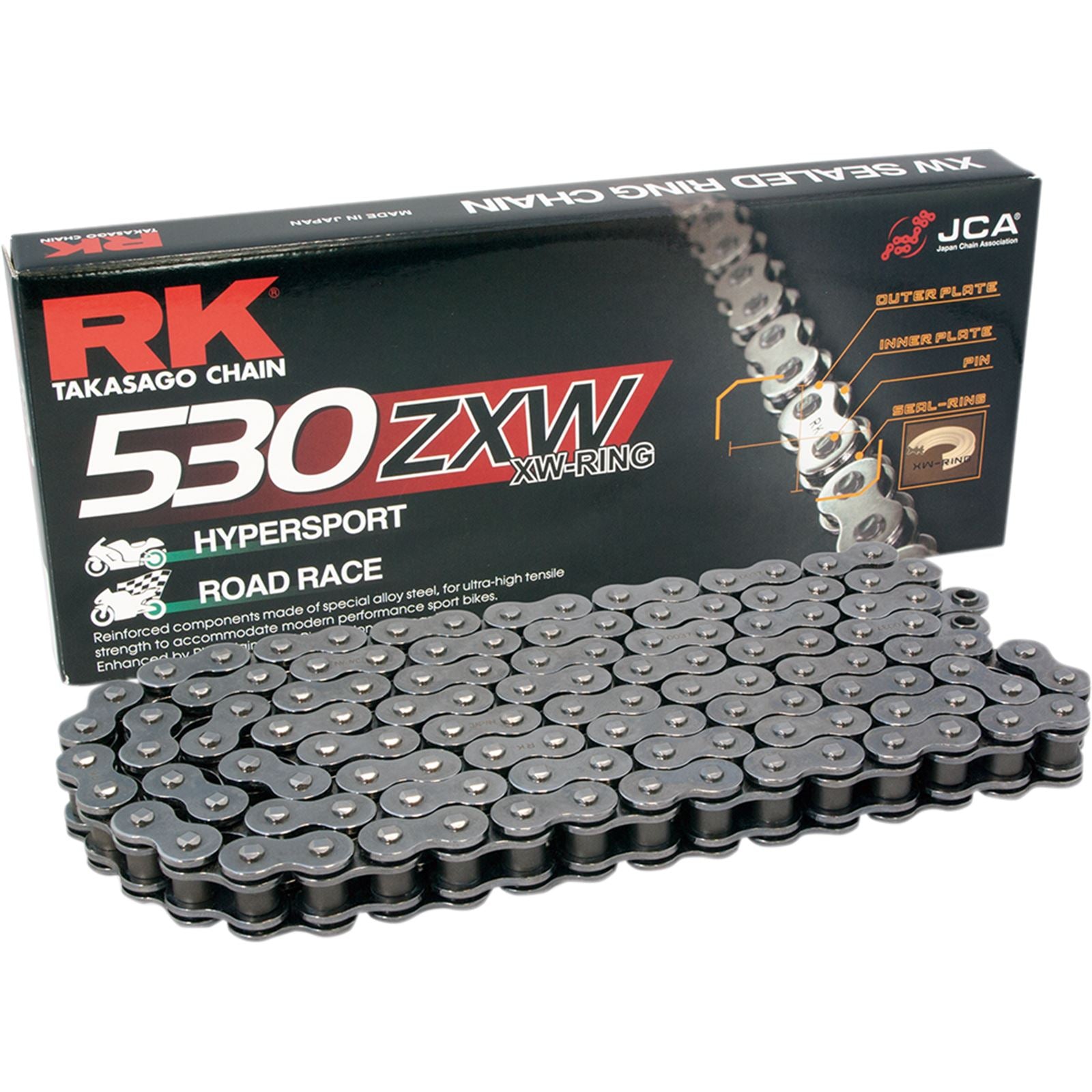RK Chain 530 ZXW - Sealed Chain - Replacement Connecting Link [MPN: GG530ZXW-RL]_467231