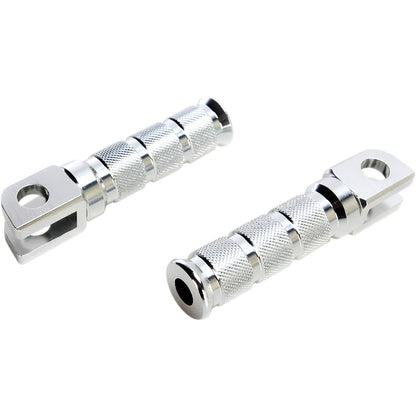 Emgo Front Footpegs - Silver for Suzuki 50-11231_382091