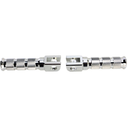 Emgo Front Footpegs - Silver for Suzuki 50-11231_382093