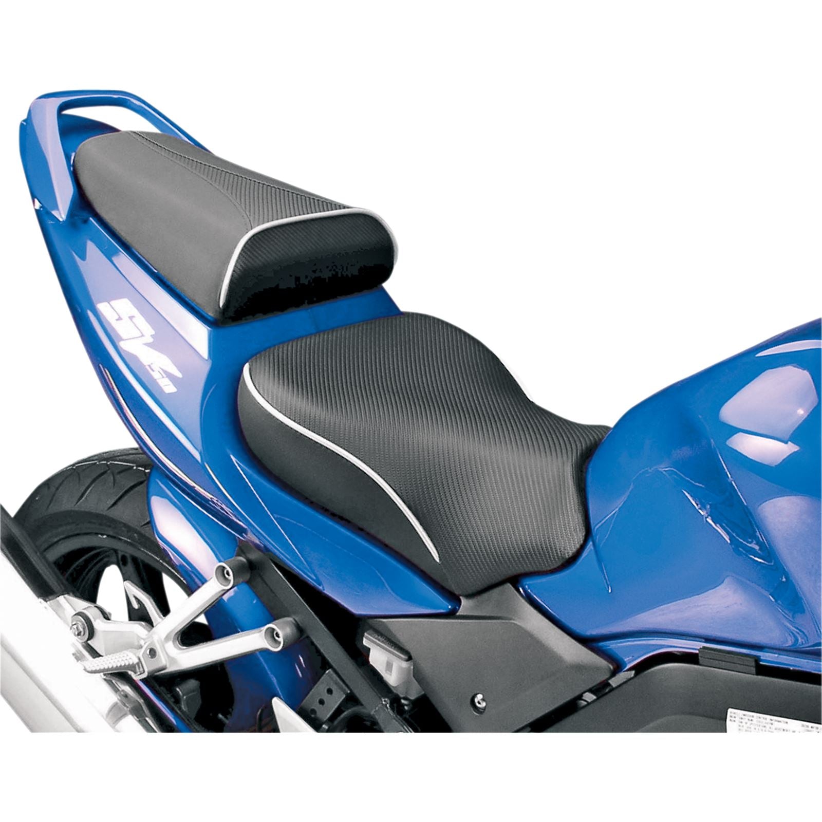 Sargent World Sport™ Seat - Carbon FX with Cover fits Suzuki SV - Black WSP-596-19_470606