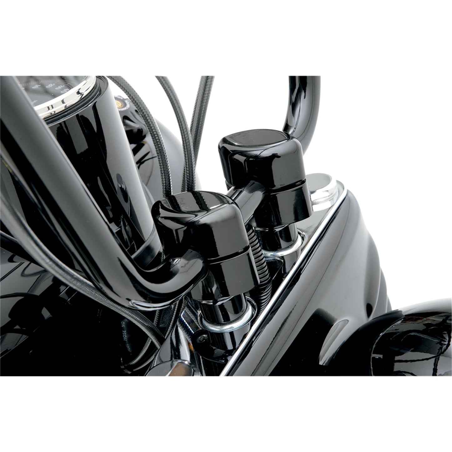 LA Choppers Risers - Smooth - 1-1/2" - Black [MPN: LA-7402-01B]_414787