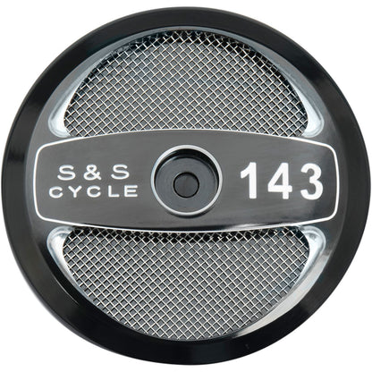 S&S Cycle Air Cleaner Cover Stealth 143" - Black 170-0323_469857