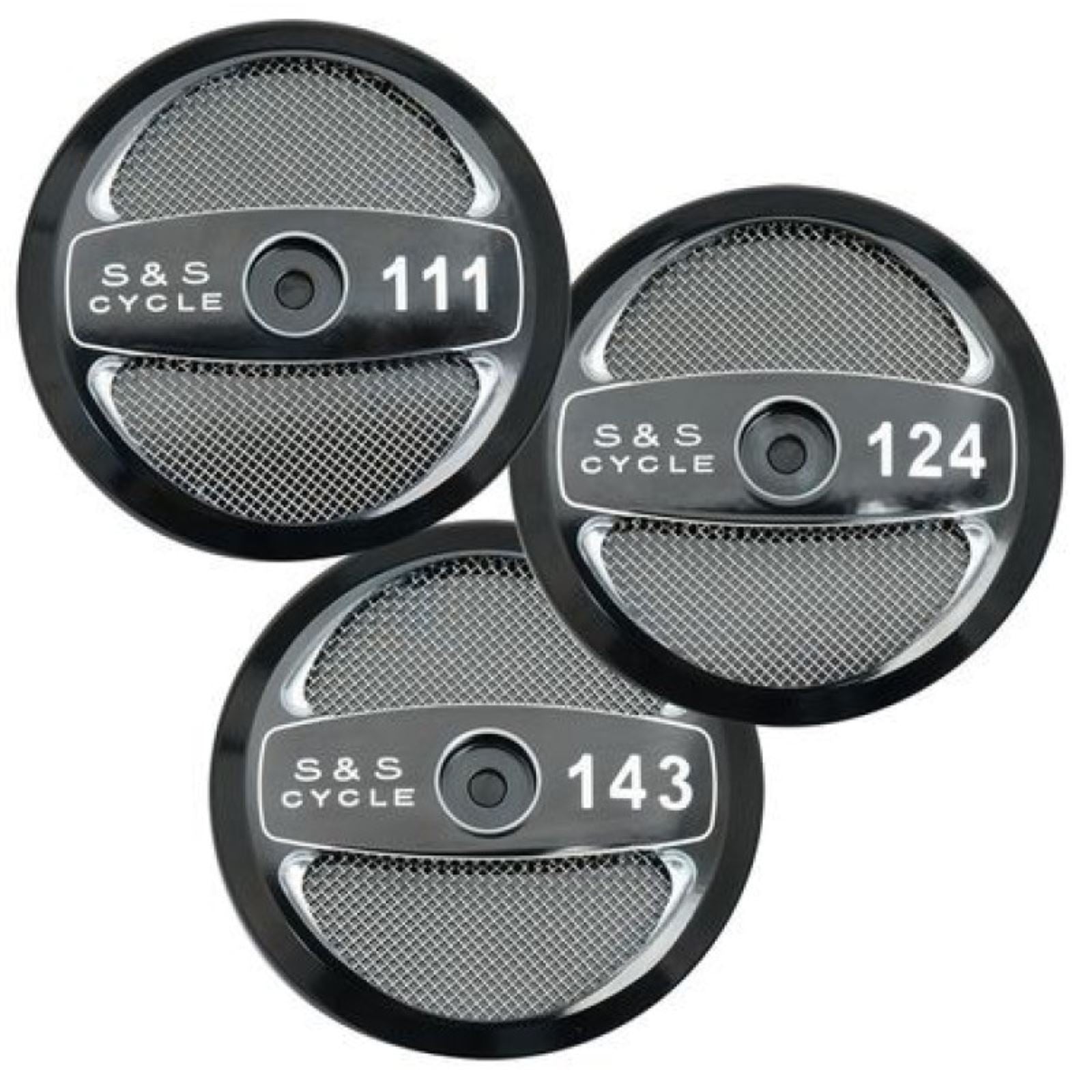 S&S Cycle Air Cleaner Cover Stealth 143" - Black 170-0323_1464179
