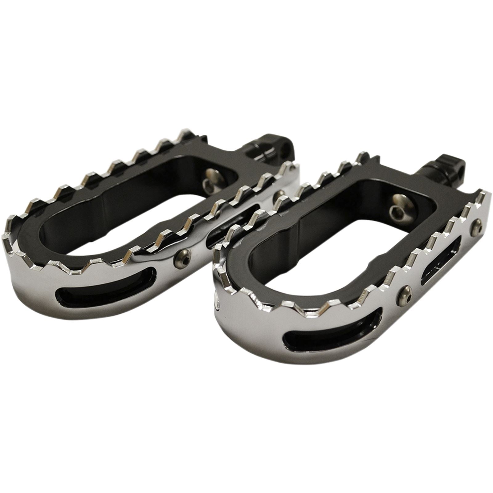 LA Choppers BMX Footpegs - Black/Chrome [MPN: LA-7205-00B]_416439