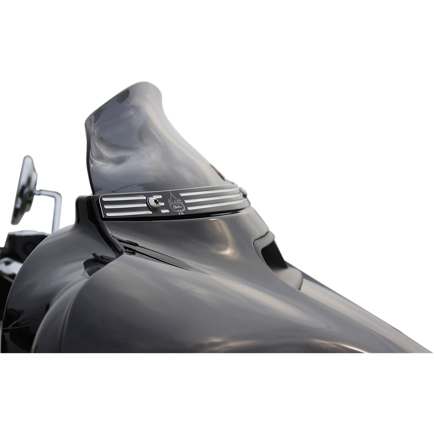Klock Werks Windshield - 4" - Dark Smoke - FLH '14+ [MPN: KW05-01-0405]_409701