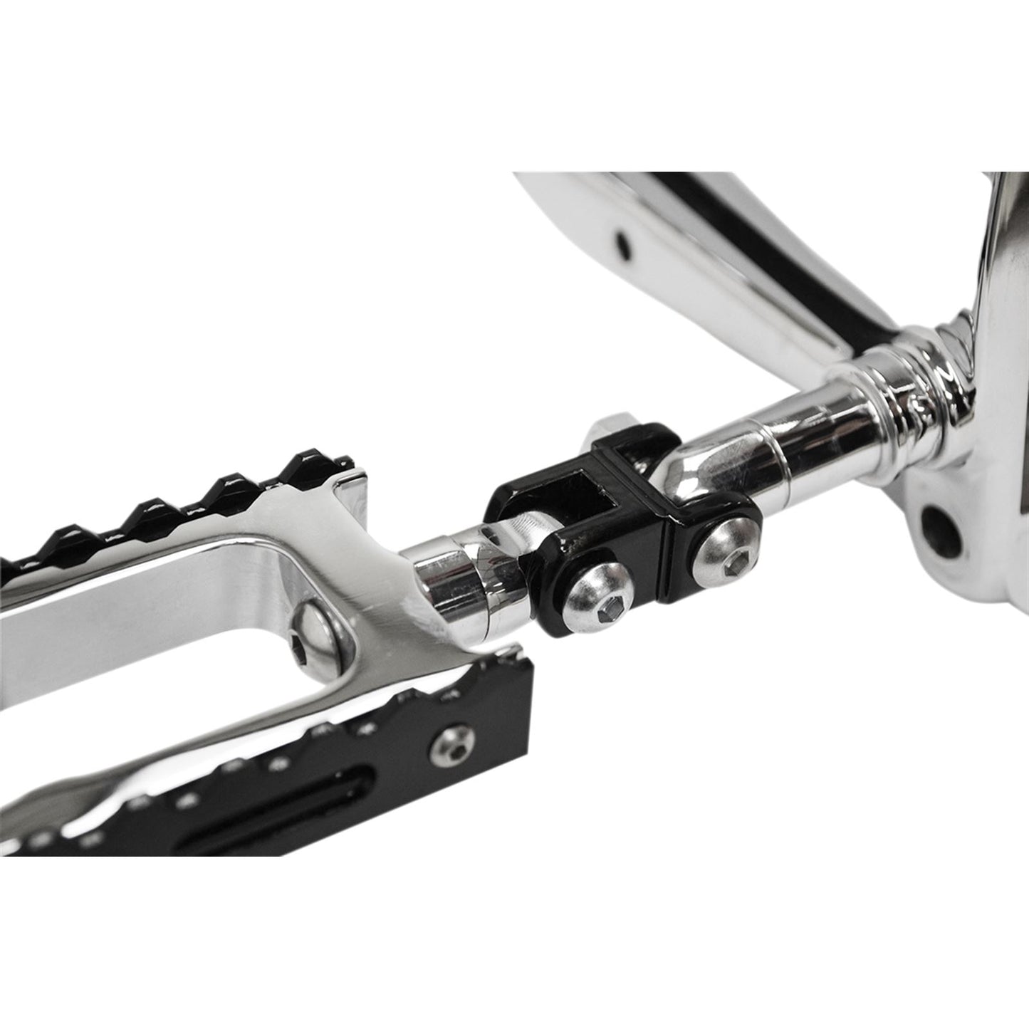 LA Choppers Male Footpeg Adapters - Black [MPN: LA-7202-01B]_416444