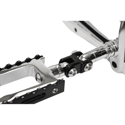 LA Choppers Male Footpeg Adapters - Black [MPN: LA-7202-01B]_416444