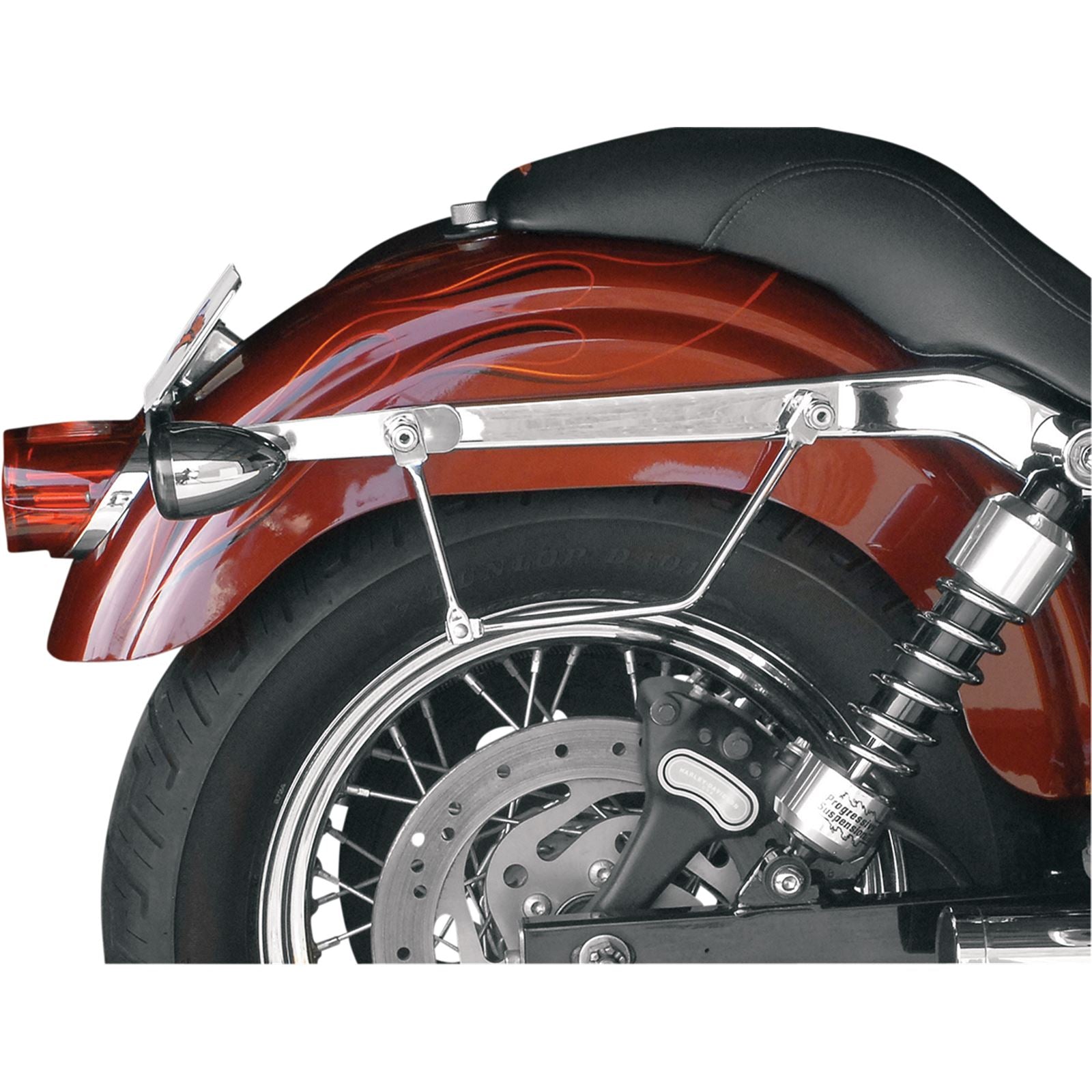 Saddlemen Drifter Rigid Slant Saddlebag - Black 3501-0232_550554