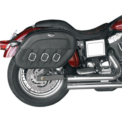 Saddlemen Drifter Rigid Slant Saddlebag - Black 3501-0232_550556