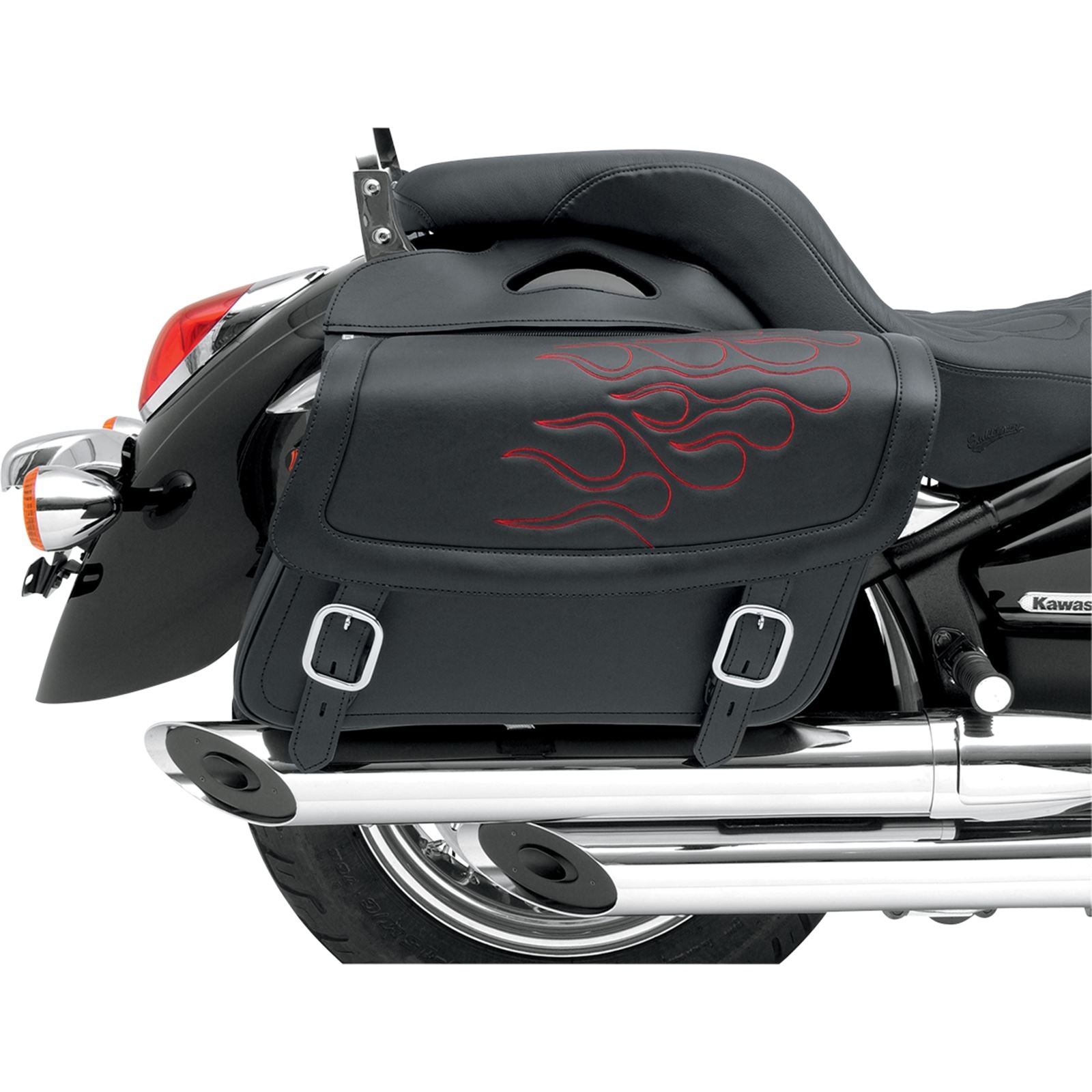 Saddlemen Flame Saddlebag - Red - Jumbo X021-05-0422_549038