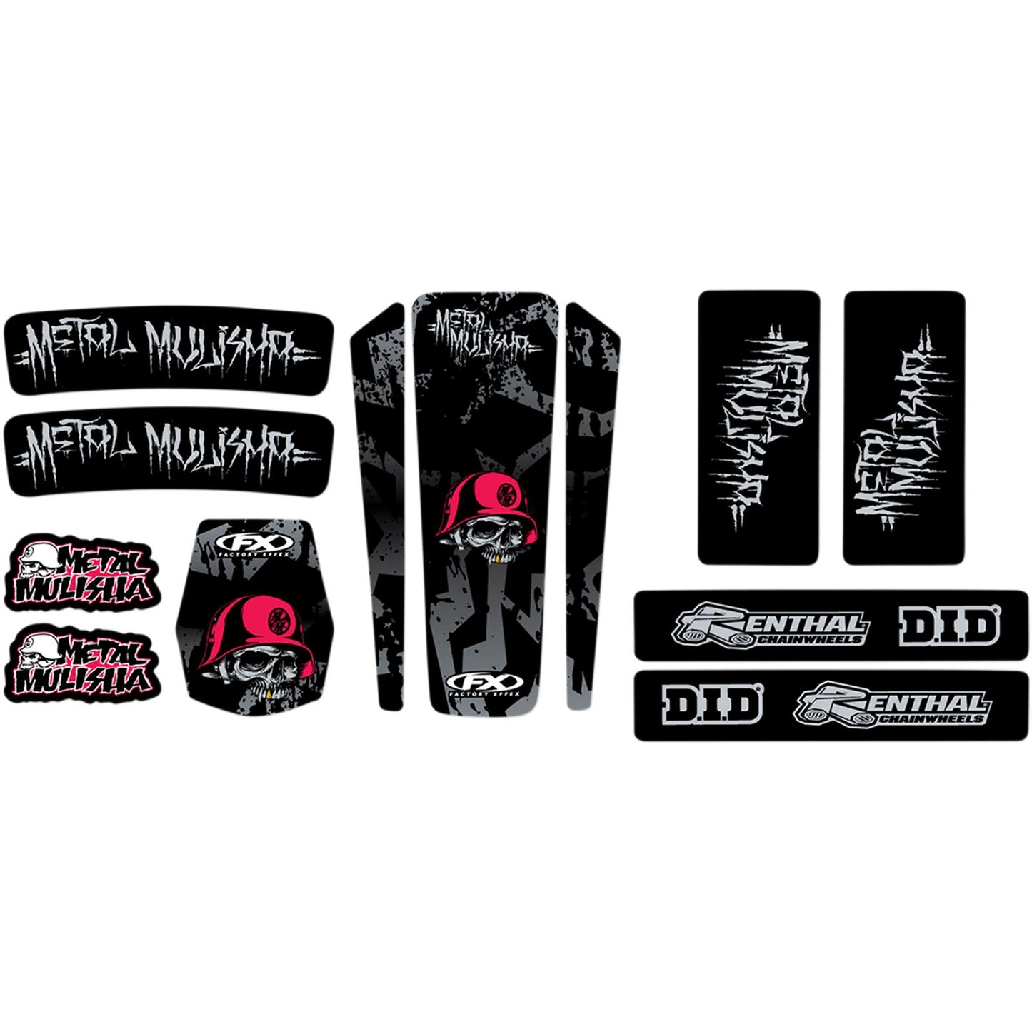 Factory Effex Metal Mulisha Trim Kit Graphic for Honda 22-50360_384688