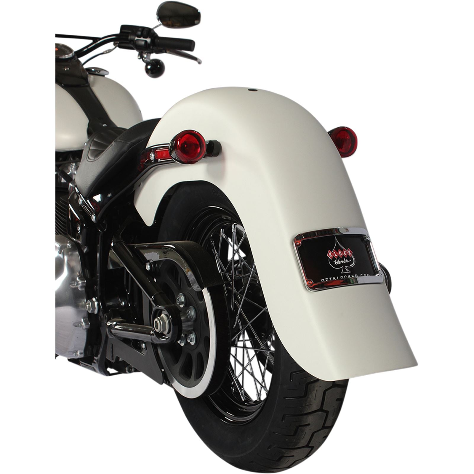 Klock Werks Benchmark Rear Fender - Frenched - Steel - E-Coated - '18-'20 FLSL [MPN: KW05-01-0541-F]_409429