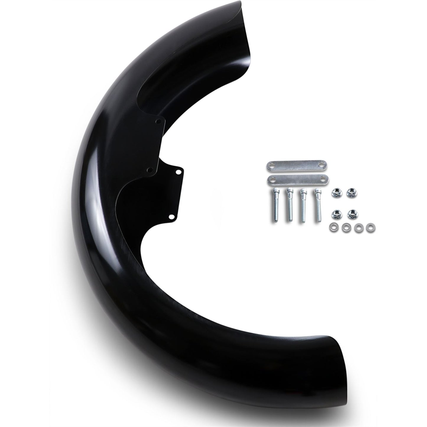 Klock Werks Wrapper Front Fender Kit - Black - Steel - 19" - '18-'20 FLH [MPN: KW05-01-0517]_409396