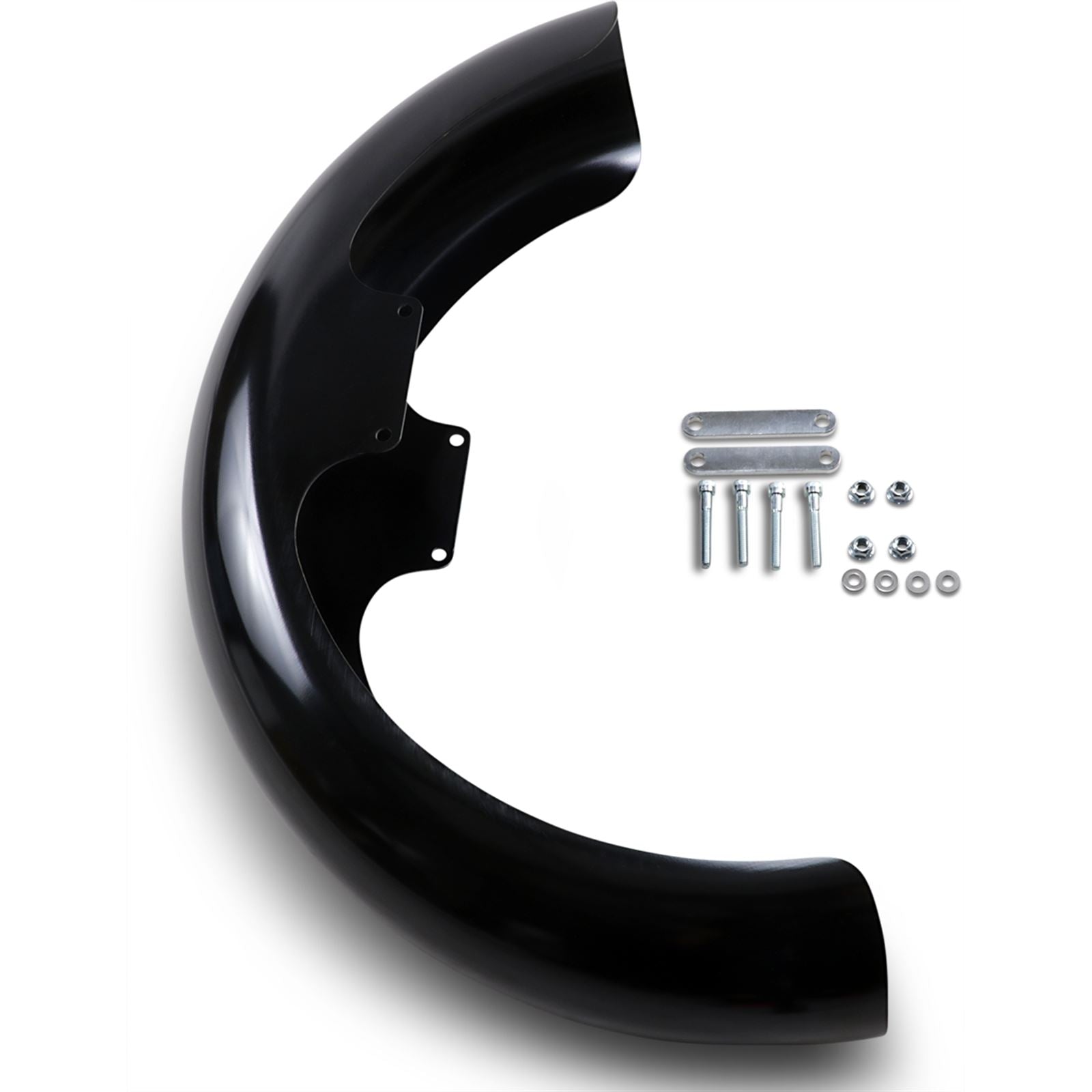 Klock Werks Wrapper Front Fender Kit - Black - Steel - 19" - '18-'20 FLH [MPN: KW05-01-0517]_409396
