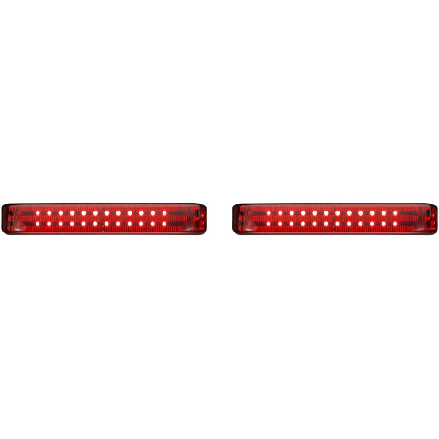 Custom Dynamics Saddlebag Lights - SS6 - Black/Red PB-SB-SS6-BR_368113