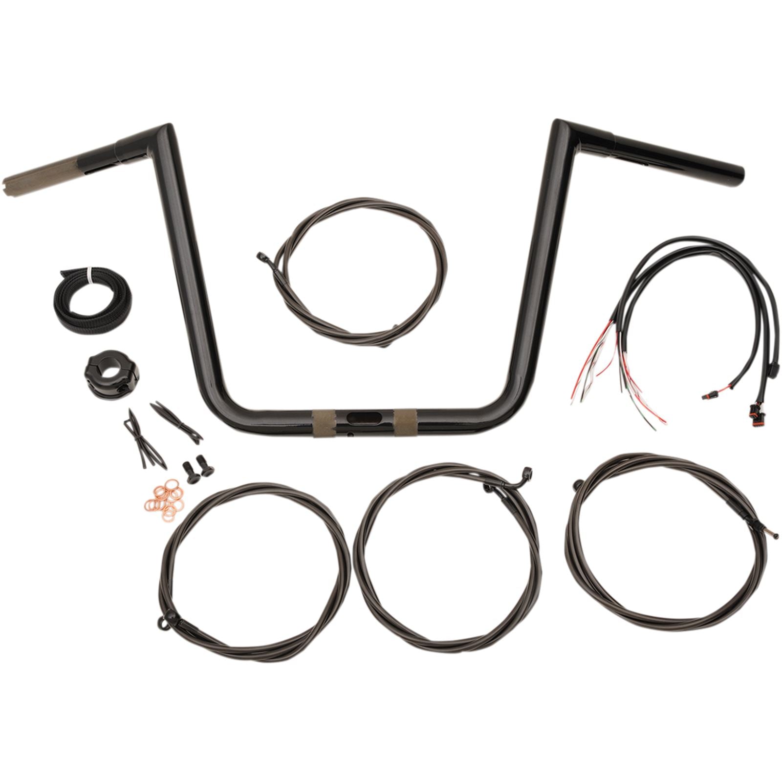 LA Choppers Handlebar and Cable Kit - 13" - Black [MPN: LA-7312KT1-63B]_414324