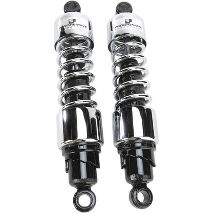 Progressive Suspension Shocks - 412 Cruiser Series - Chrome - 13.5" - Heavy Duty [MPN: 412-4255C]_459190