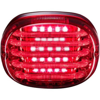 Custom Dynamics Taillight with License Plate Illumination Window - Red PB-TL-SBW-R_367356