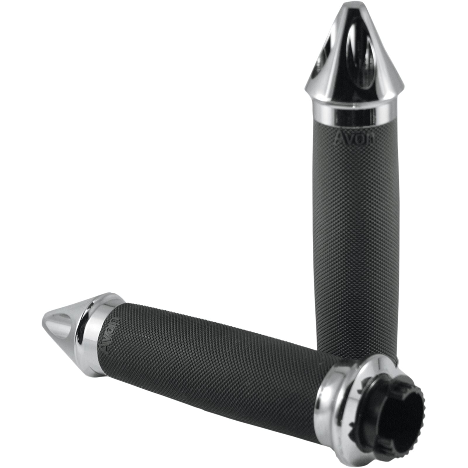 Avon Grips Chrome Custom Touring Spike End Grips MT-CC-AN-SPK_347515