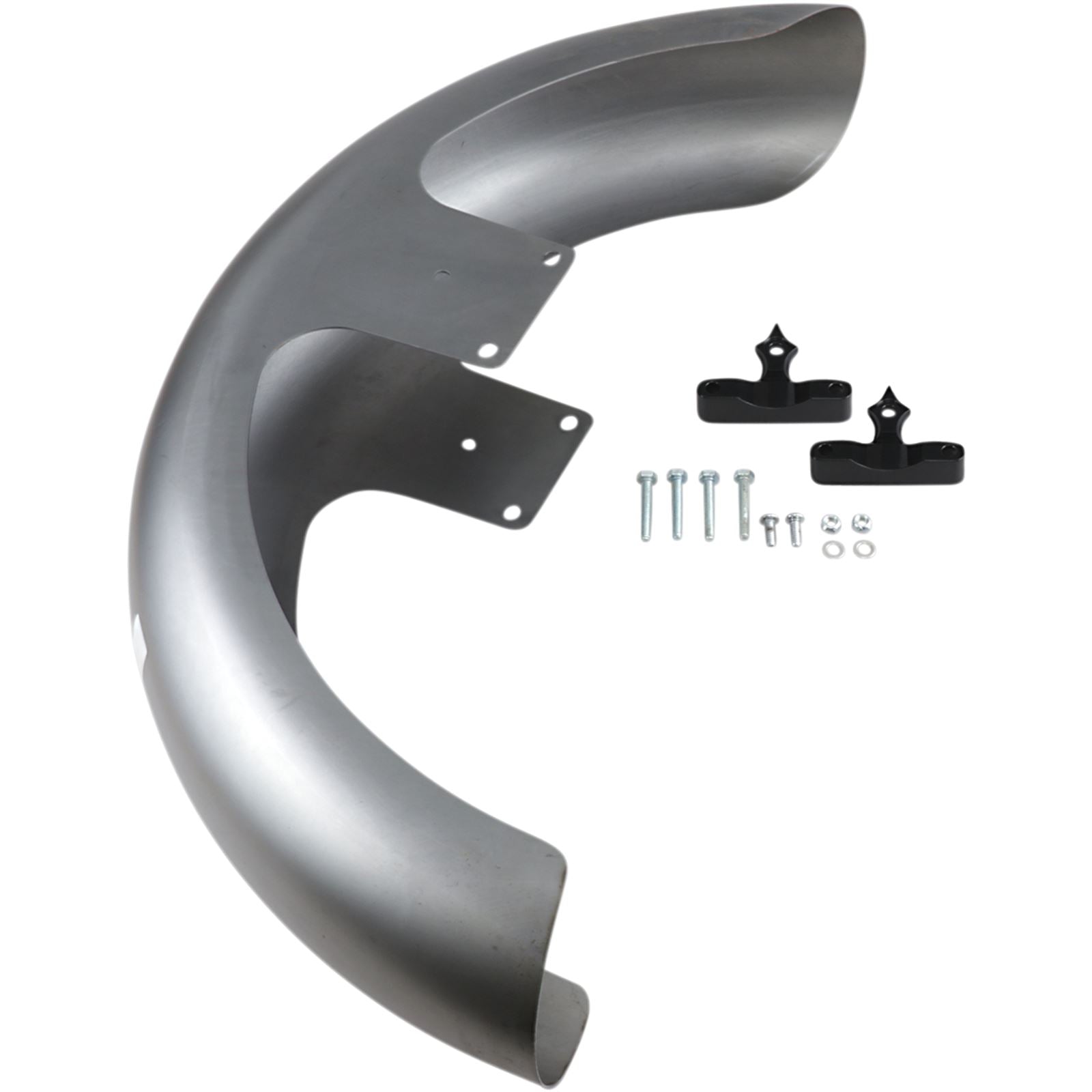 RC Components Phantom Front Fender Kit with Black Adapters for 23" Wheel [MPN: FNDRKT23RC-B]_462940