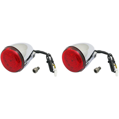 Custom Dynamics ProBEAM® Turn Signals - Chrome/Red PB-IND-RTS-R-C_367551