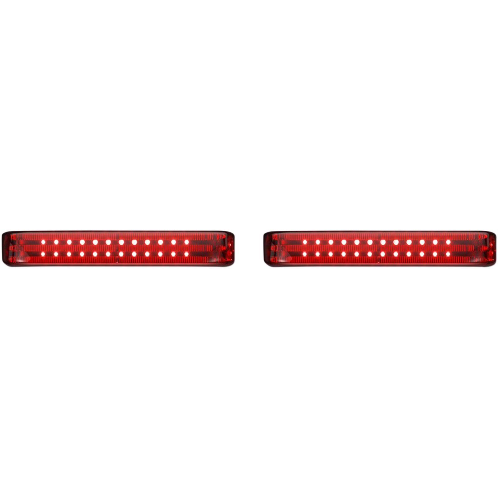 Custom Dynamics Saddlebag Lights - Black/Red PB-SB-HD-BR_368105