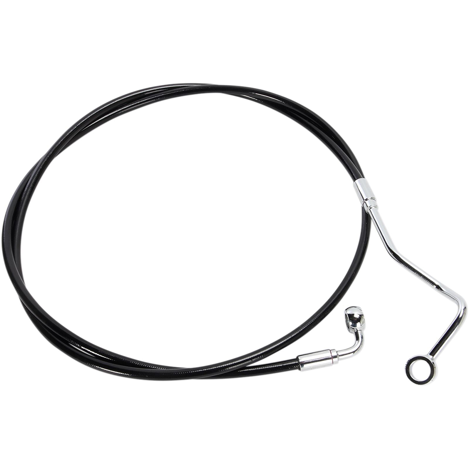 Magnum XR Upper Brake Line - 35-1/4" - Black/Chrome Fittings [MPN: SBC1407-30]_422705