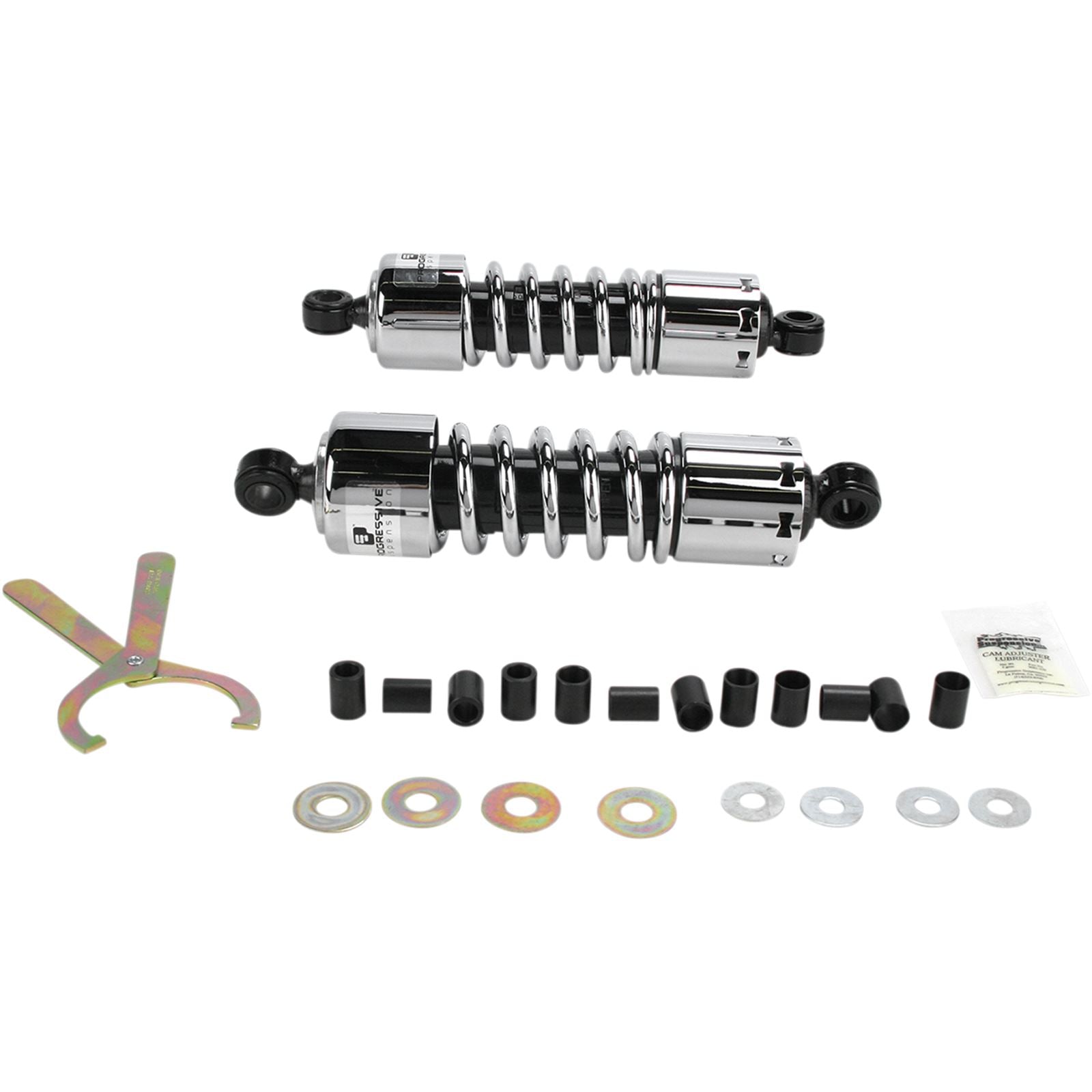 Progressive Suspension Shocks - 412 Cruiser Series - Chrome - 11" - Standard 412-4204C_459608